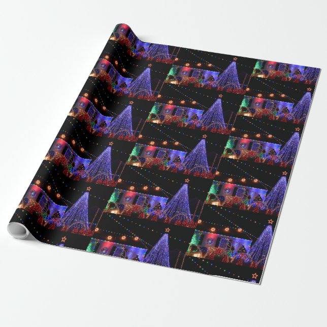 Christmas Decoration's Wrapping Paper (Unrolled)