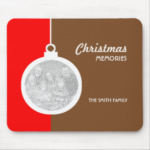 Christmas Decorative Ball Mouse Mat