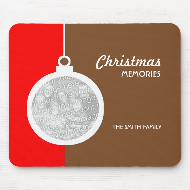 Christmas Decorative Ball Mouse Mat (Front)