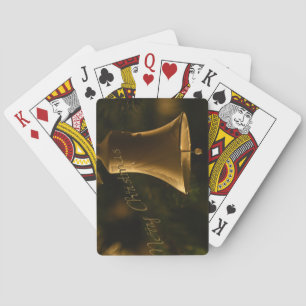 Christmas Decorative Bell Playing Cards