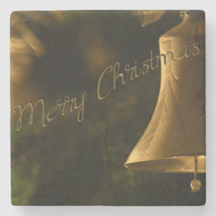 Christmas Decorative Bell Stone Coaster