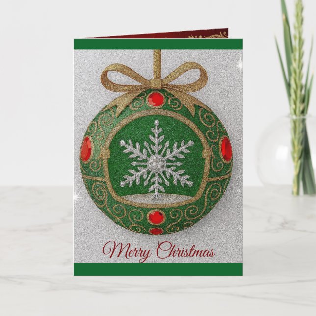 Christmas Decorative Card (Front)