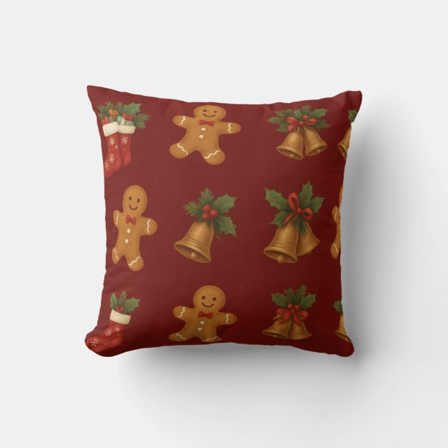 Christmas Decorative Cushion for Holiday Home (Front)