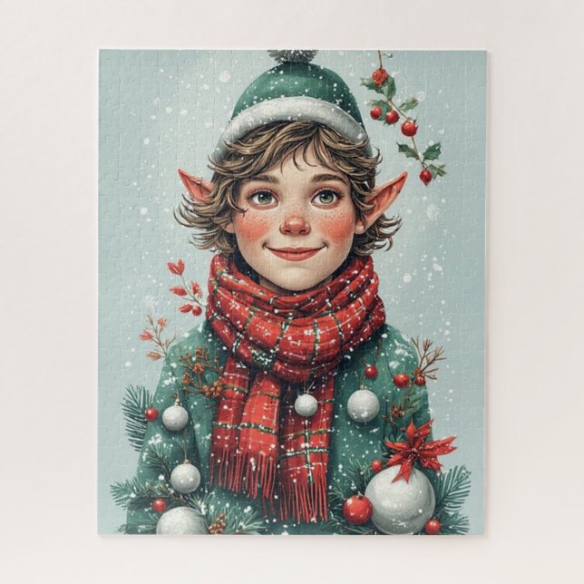 Christmas Decorative Elf  Jigsaw Puzzle (Vertical)