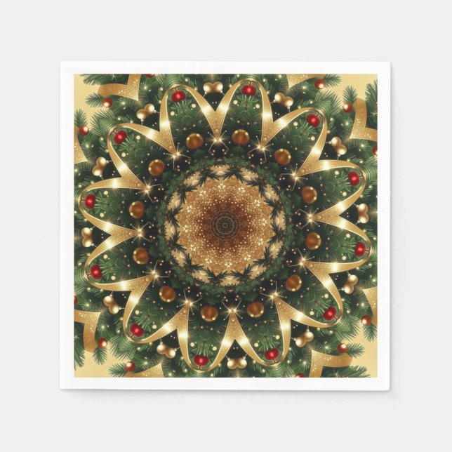 Christmas Decorative Holiday Napkin (Front)