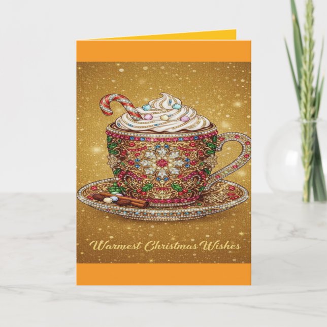 Christmas Decorative Mug Holiday Card (Front)