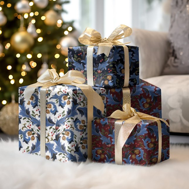 Christmas Decorative Ornate Holiday Wrapping Paper Sheet (Creator Uploaded)