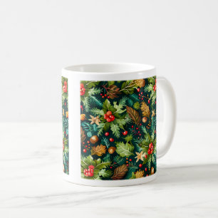 Christmas Decorative Pattern Classic Mug, 11 oz  Coffee Mug