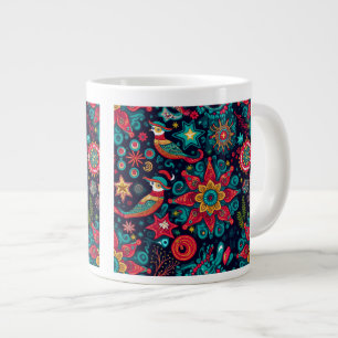 Christmas Decorative Pattern Jumbo Mug