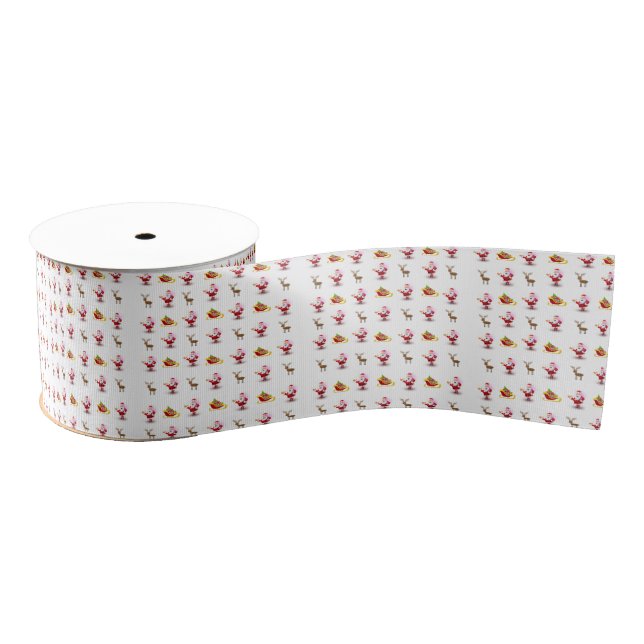 Christmas Decorative Ribbon Grosgrain Ribbon (Spool)