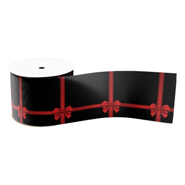 Christmas Decorative Ribbon Grosgrain Ribbon (Spool)