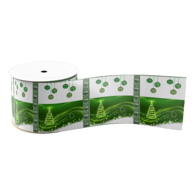 Christmas Decorative Ribbon Grosgrain Ribbon (Spool)