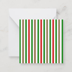 Christmas Decorative Stripes Card