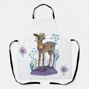 christmas  deer  apron