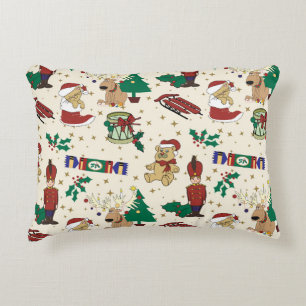Christmas deer,bear,cat and Nutcracker Decorative Cushion