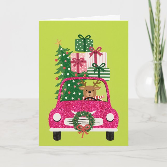 Christmas Deer Card (Front)