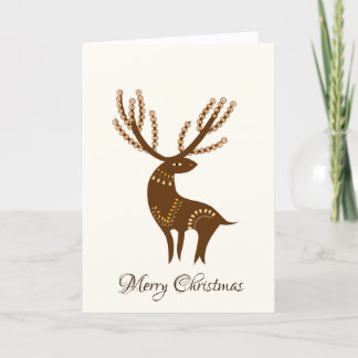 Christmas deer card