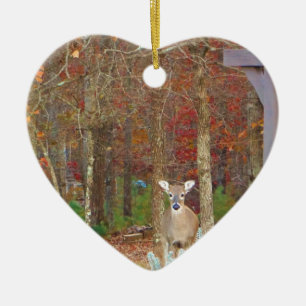 Christmas Deer Ceramic Tree Decoration