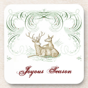 Christmas Deer Coaster