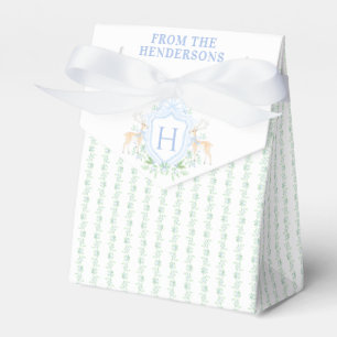 Christmas Deer Crest   Monogram Favour Box