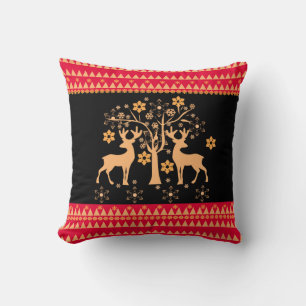 Christmas deer cushion