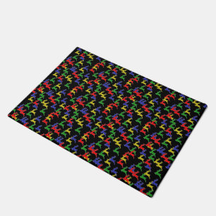 Christmas deer doormat