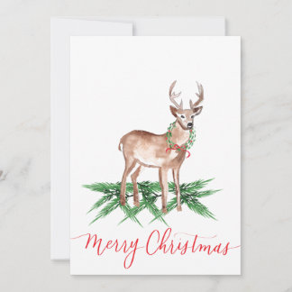 Christmas Deer Flat Cards