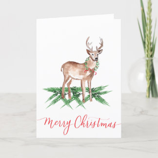Christmas Deer Folded Cards