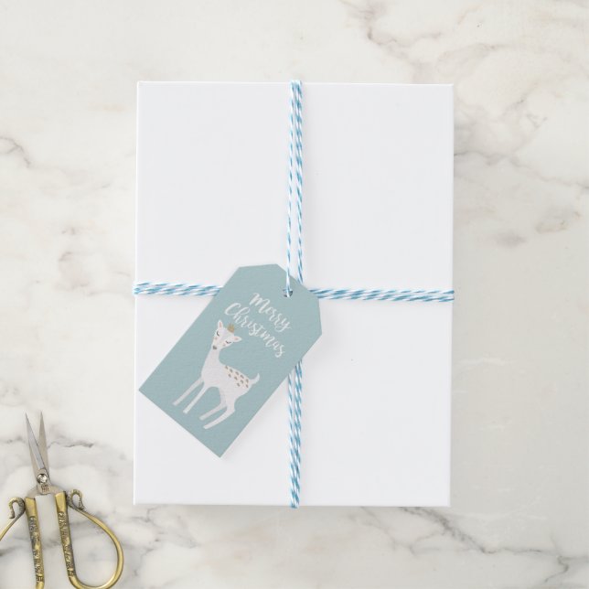 Christmas Deer Gift Tags (With Twine)