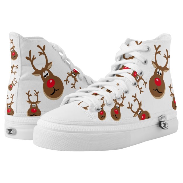 Christmas Deer High Tops (Pair)