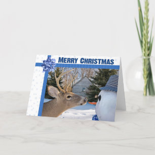 Christmas Deer Holiday Card