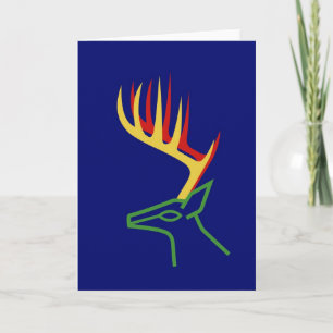 Christmas Deer Holiday Card