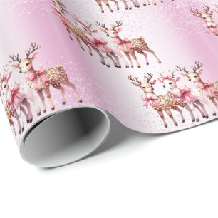 Christmas Deer Holiday Wrapping Paper