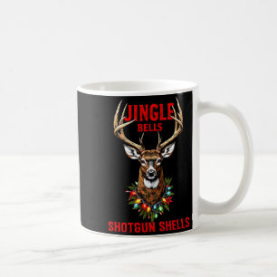 Christmas Deer Hunting Dashing Through Snow Jingle Coffee Mug