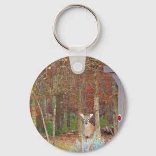 Christmas Deer Key Ring