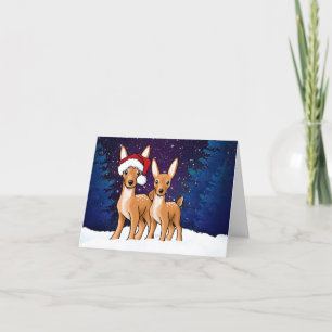 Christmas Deer KiniArt Holiday Card