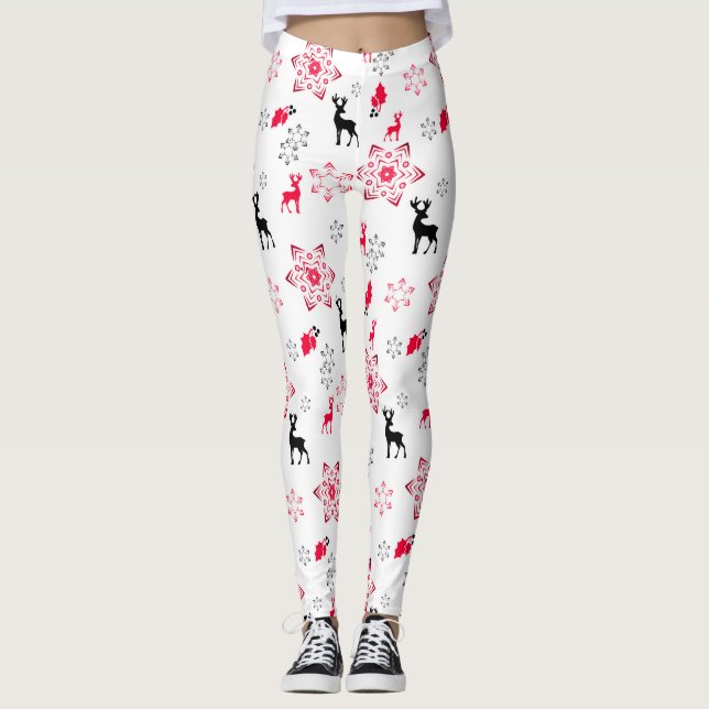 Christmas deer leggings (Front)