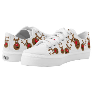 Christmas Deer Low Tops