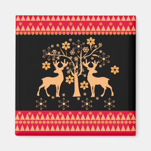 Christmas deer magnet