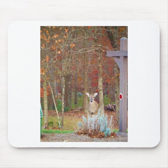 Christmas Deer Mouse Mat (Front)