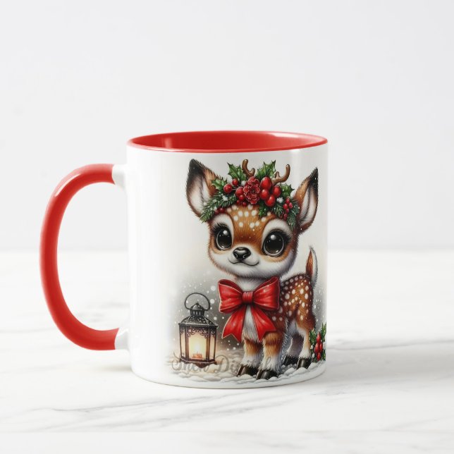 Christmas Deer mug (Left)