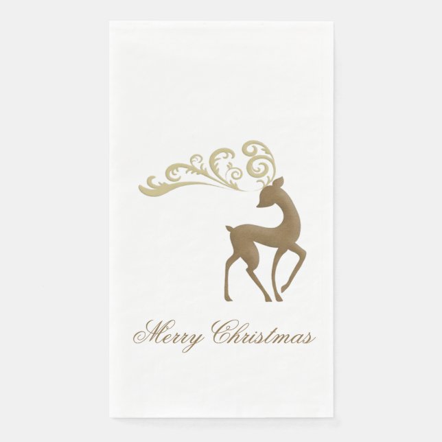 Christmas Deer Napkin (Front)