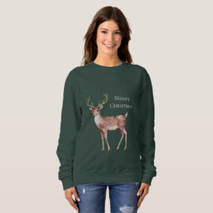 Christmas Deer Personalised Sweatshirt