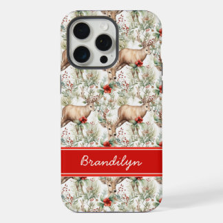 Christmas Deer Phone Case | Personalised Name