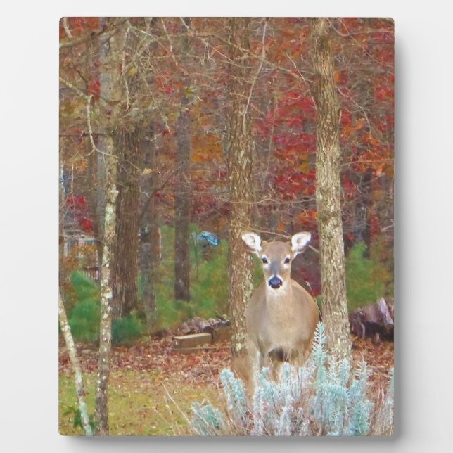 Christmas Deer Plaque (Front)