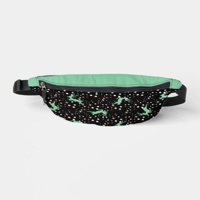 Christmas Deer Seamless Pattern  Bum Bags (Front)