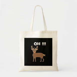 Christmas Deer Season Cute Festive Retro STote Bag
