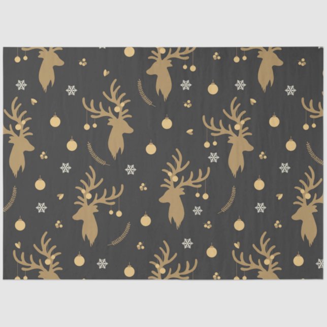 Christmas Deer Series Design 9 Tissue Paper (Front)