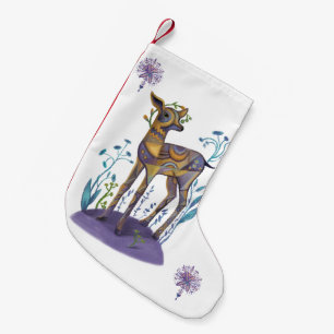 christmas  deer  small christmas stocking