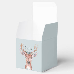 Christmas Deer Snow Favour Box